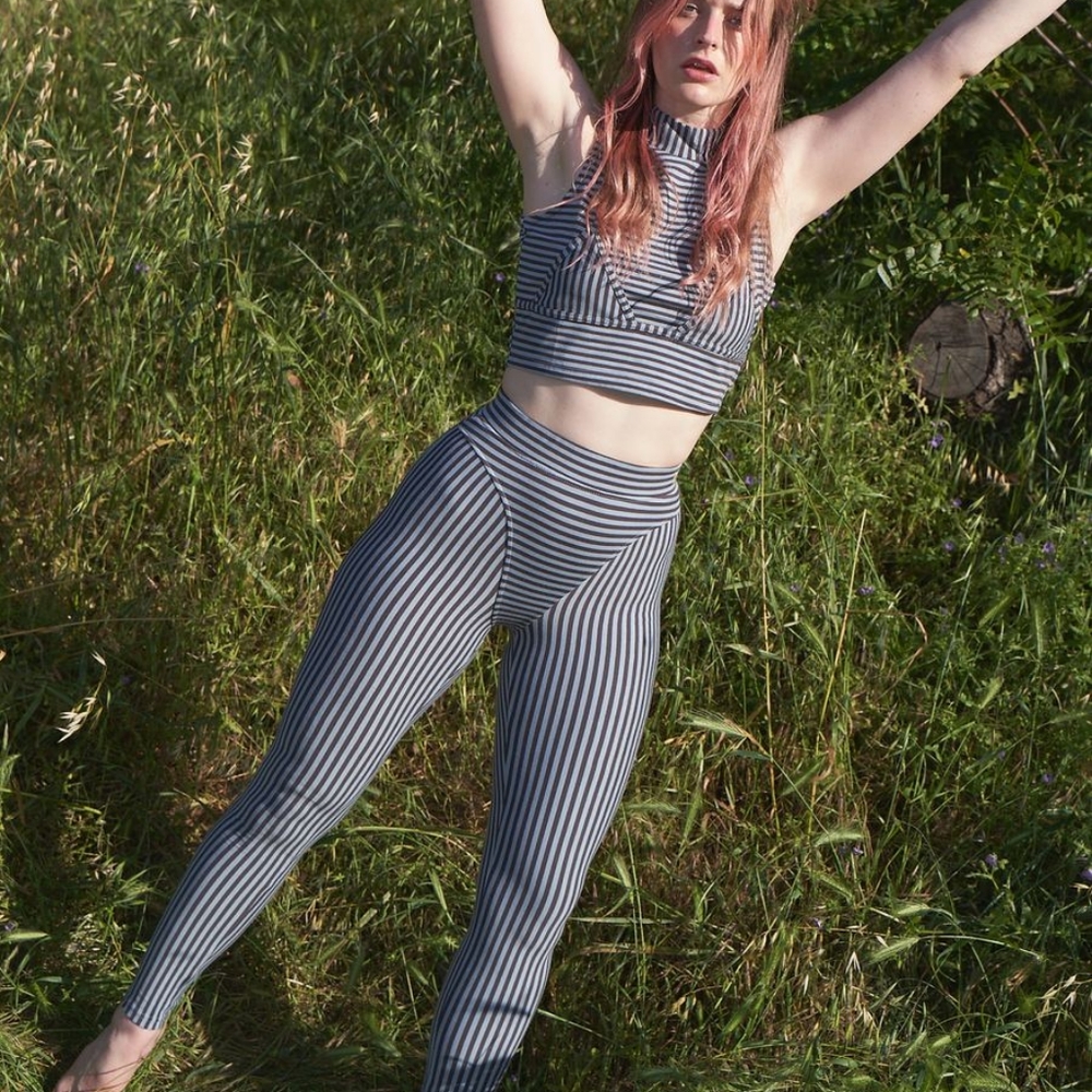 Fashion Brand Company Striped Leggings